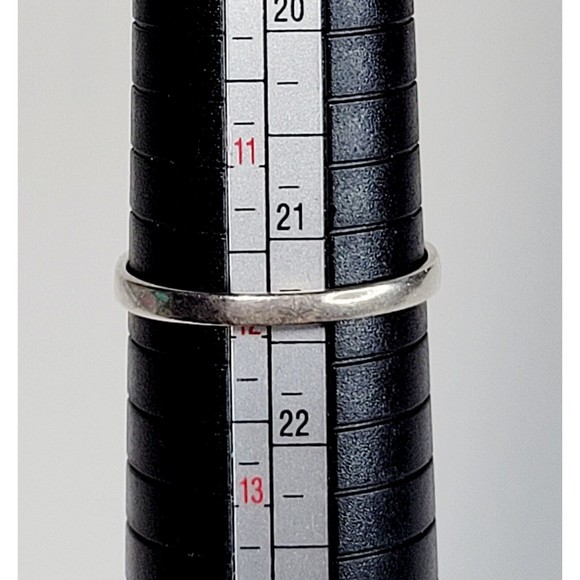 925K Sterling Silver Modernist Asymmetrical Weave Ring Sz 11.75 VGC - Picture 8 of 13